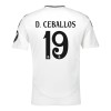 Virallinen Fanipaita Real Madrid D. Ceballos 19 Kotipelipaita 2024-25 - Miesten